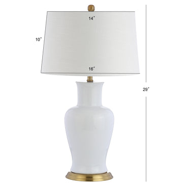 Julian 29" Ceramic LED Table Lamp - JONATHAN Y